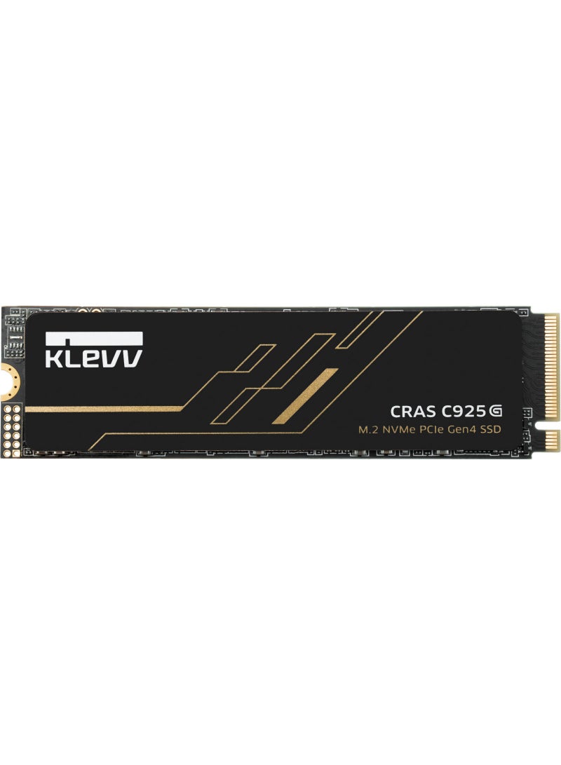 Klevv CRAS C925G M.2 NVMe SSD PCIe Gen4x4, 1TB Capacity, 7400MB/s High Speed 3D TLC Gaming SSD with Graphene Copper Heatsink AES 256 Encryption | K01TBM2SP0-25G - Image 2