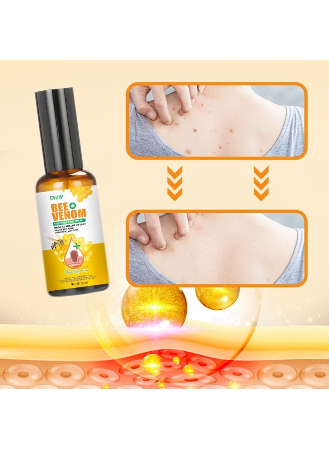 DHOP Bee Venom Skin Wart Care Spray Wart Removal & Repair Dual-Effect All Wart Types 30ml Topical Skin Care Spray - Image 3