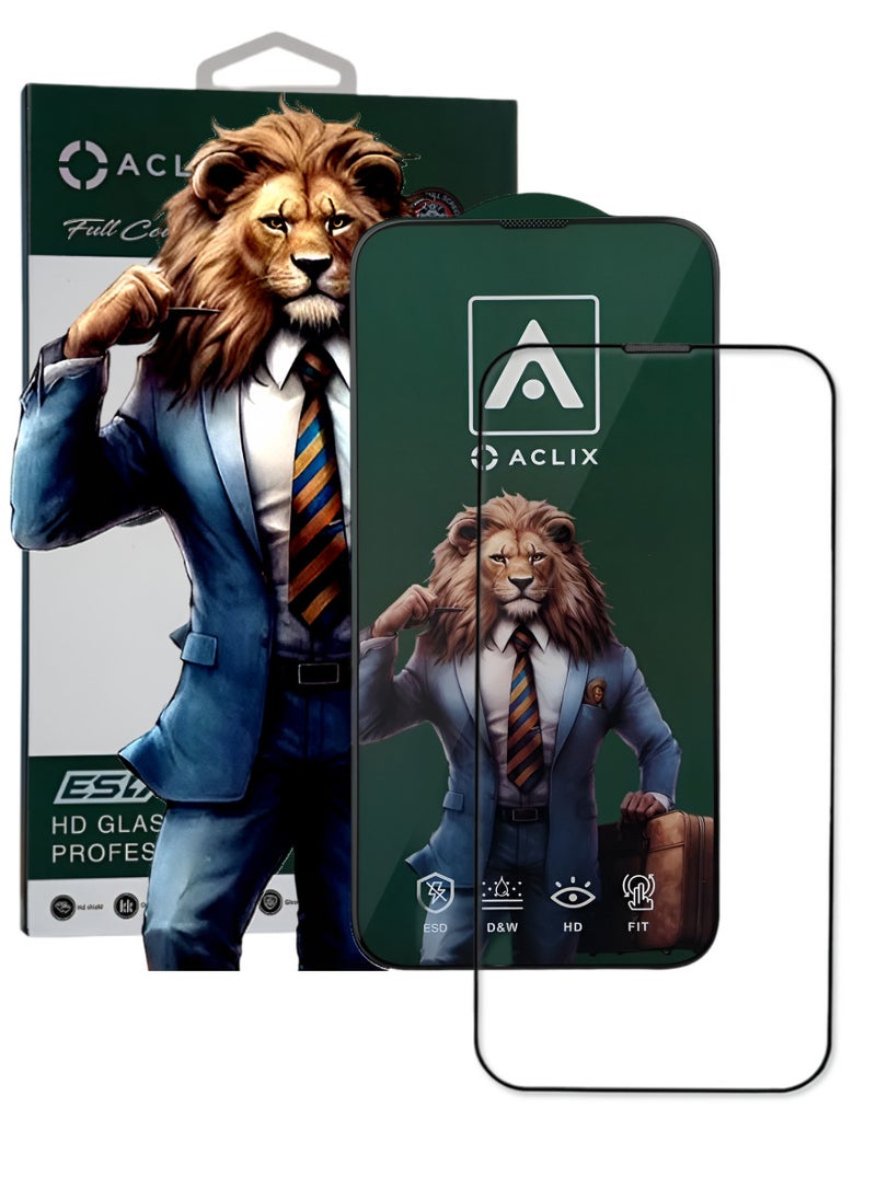 ACLIX Antistatic ESD Dustproof Premium Quality High Definition Tempered Glass Screen Protector Designed For  iPhone XS Max - Image 1