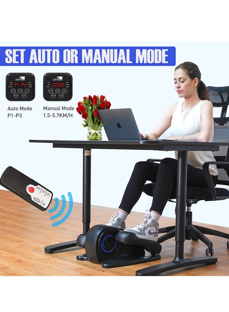 Sky Land Mini Electric Elliptical Stepper Machine | Under Desk Pedal Bike Exerciser With Monitor For Home, Office, Gym  - Image 2