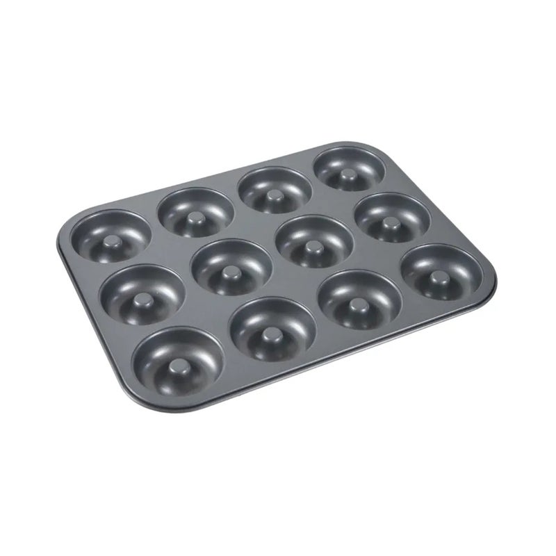 Home Maker Non Stick Mini Donut Pan- 12 Cups - Image 1