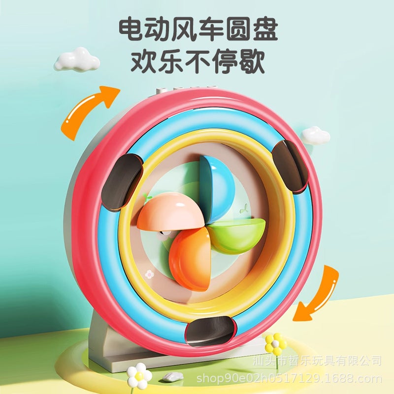 Compatible With Lego Large Particle Building Blocks Slide Windmill Knocking Scene Children'S Educational Assembly Festival Gift - Image 4