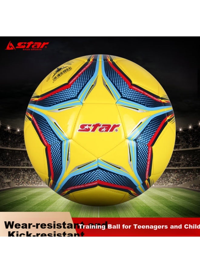 Star Football Size 4 Children Youth Teenagers Standard Training Match Ball Machine Stitching Wear-resistant Sb8664-05