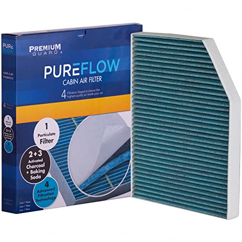Premium Guard فلتر هواء المقصورة PureFlow PC99458X | يناسب BMW X3 من 2018-2024، 330i xDrive و330i من 2019-2025، i4 من 2022-2025، X4 من 2019-2025، تويوتا GR Supra من 2020-2025، وBMW 430i من 2021-2025 - Image 1