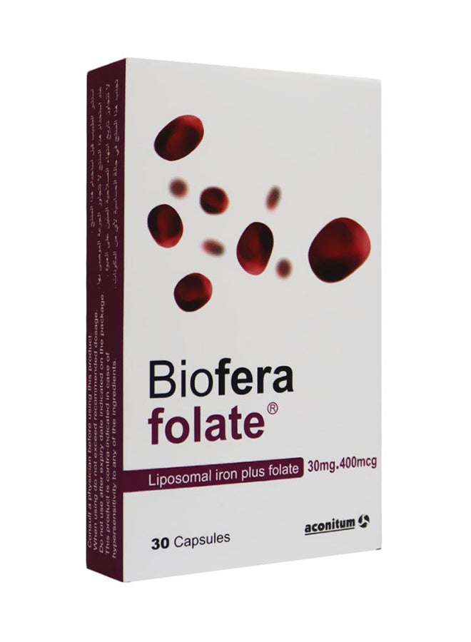 Biofera Folate Capsules 30's - Image 1
