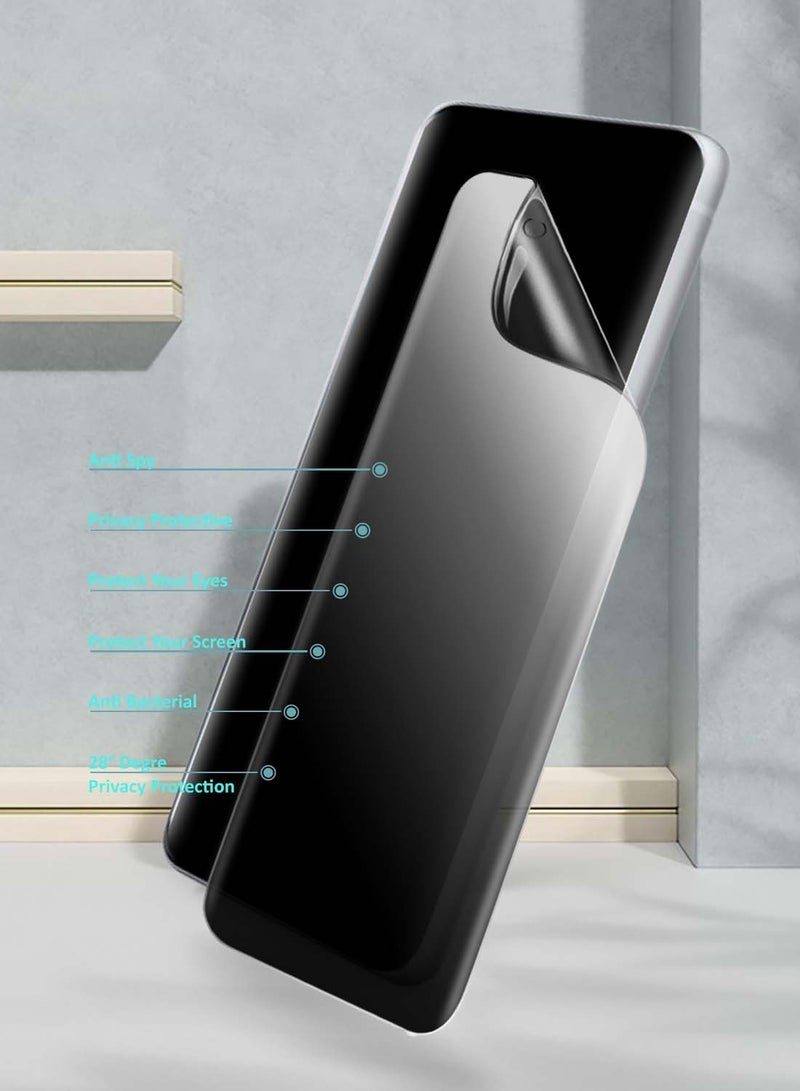 دبليو تيك فيلم حماية شاشة رقيق ومرن مضاد للتجسس / لحماية الخصوصية من vivo V60e 5G 2025 بريميوم هيدروجيل (MSHFMP) - شفاف - Image 3