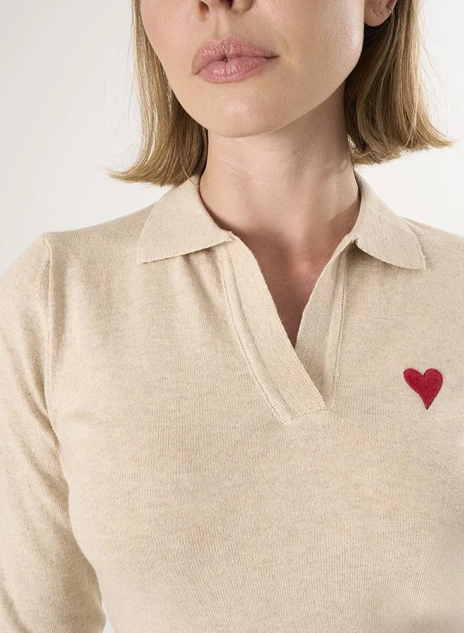 FELIX HARDY Polo Neck Knitted Pullover