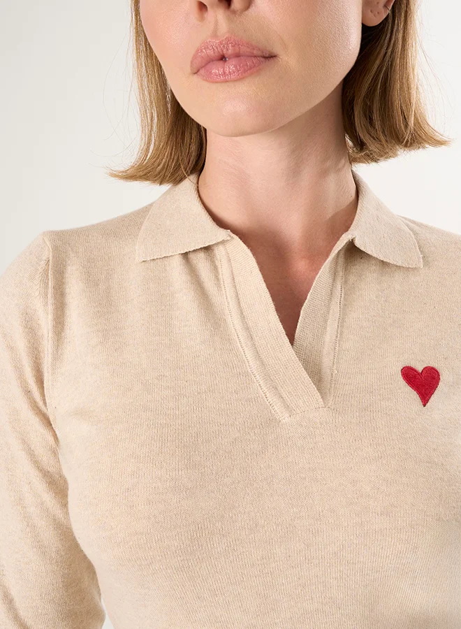 FELIX HARDY Polo Neck Knitted Pullover