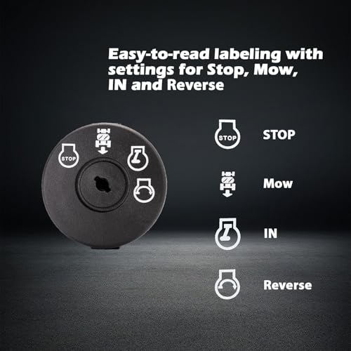 SINTIKI Ignition Switch 4 Position with Keys 532193350 Replace 193350 for Husqvarna LT/LTS/YT/ST/GT Series Craftsman LT1000 LT2000 LT3000 AYP Sears Poulan Riding Lawn Mower Tractor - Image 3