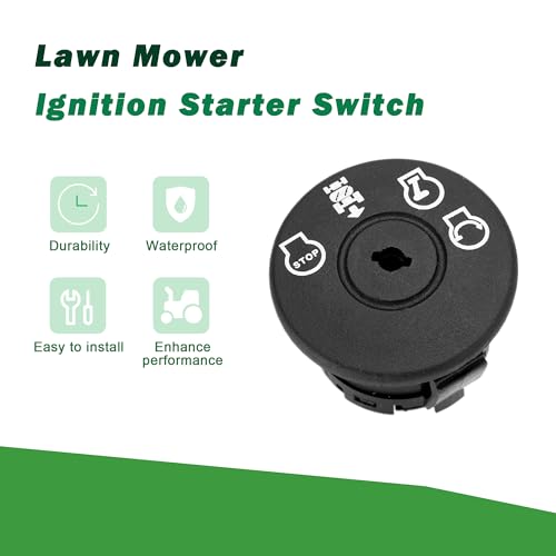SINTIKI Ignition Switch 4 Position with Keys 532193350 Replace 193350 for Husqvarna LT/LTS/YT/ST/GT Series Craftsman LT1000 LT2000 LT3000 AYP Sears Poulan Riding Lawn Mower Tractor - Image 5