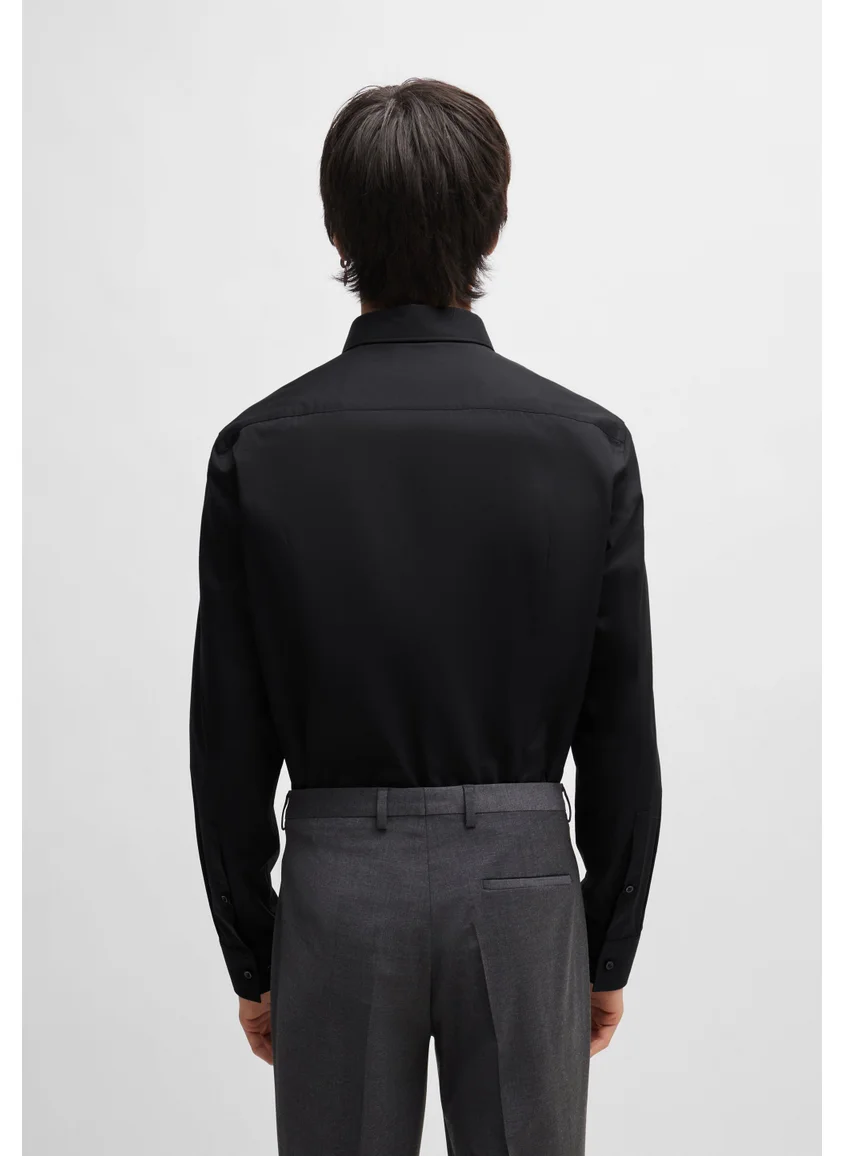هوجو Slim-fit shirt in easy-iron cotton poplin