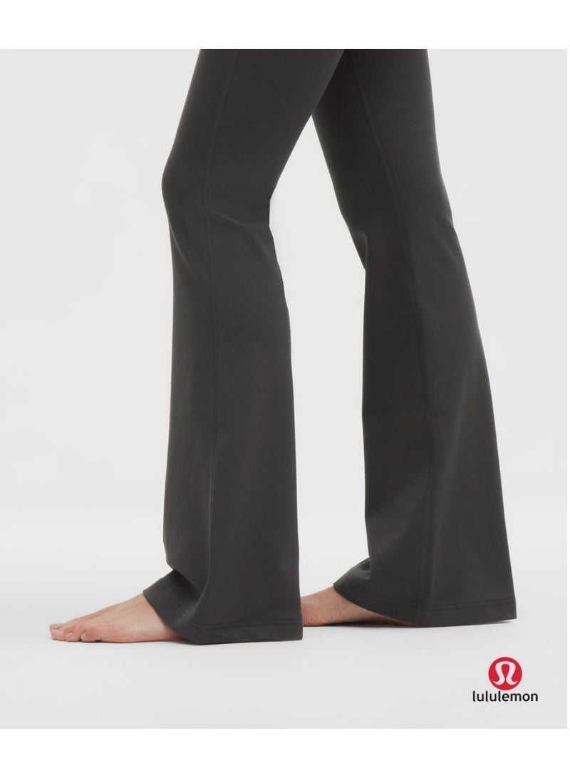 lululemon Groove Women's High-Waisted Flare & Straight Leg Yoga Pants, Ultra-Soft Naked Feel Fabric, Tummy Control & Butt Lifting, Non-See-Through, for Yoga, Workout & Casual Wear - Image 3