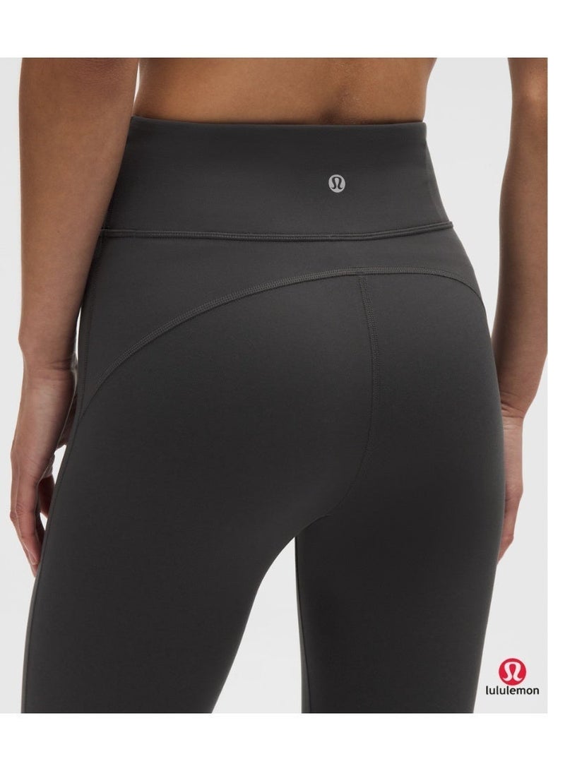lululemon Groove Women's High-Waisted Flare & Straight Leg Yoga Pants, Ultra-Soft Naked Feel Fabric, Tummy Control & Butt Lifting, Non-See-Through, for Yoga, Workout & Casual Wear - Image 4
