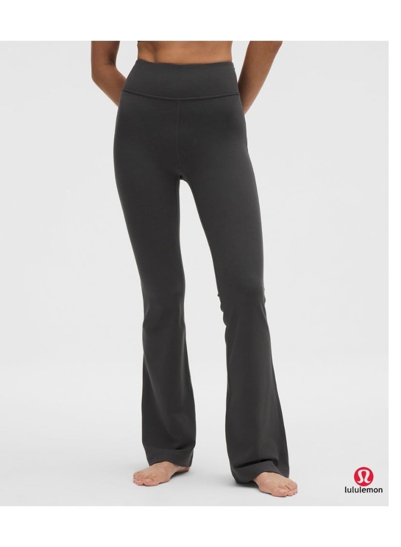 lululemon Groove Women's High-Waisted Flare & Straight Leg Yoga Pants, Ultra-Soft Naked Feel Fabric, Tummy Control & Butt Lifting, Non-See-Through, for Yoga, Workout & Casual Wear - Image 2