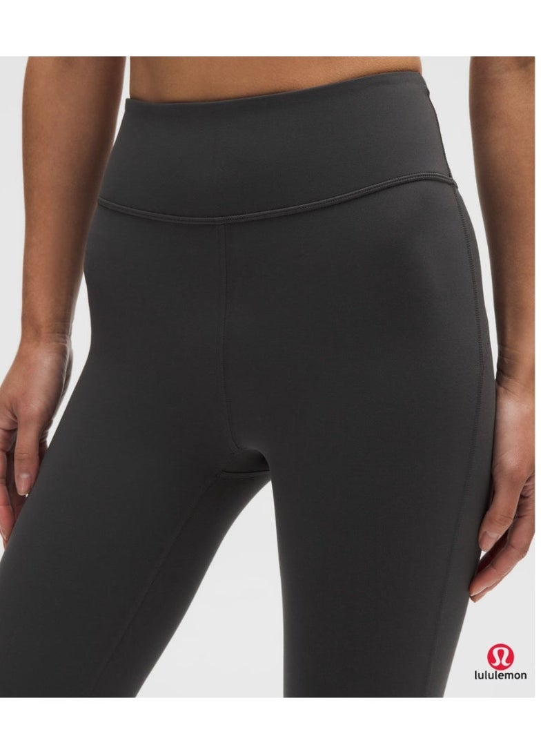 lululemon Groove Women's High-Waisted Flare & Straight Leg Yoga Pants, Ultra-Soft Naked Feel Fabric, Tummy Control & Butt Lifting, Non-See-Through, for Yoga, Workout & Casual Wear - Image 5