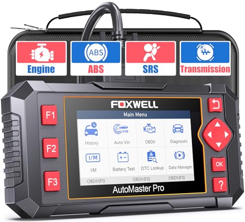 Foxwell 2025 New Upgraded FOXWELL Car Scanner NT604, OBD2 Scanner Diagnostic Tool, ABS Scanner, Airbag Scanner, Check Engine Code Reader, Transmission Scan Tool for All Vehicles, English/Spanish Ver., AutoVIN - Image 1