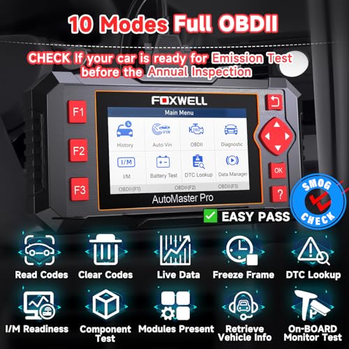 Foxwell 2025 New Upgraded FOXWELL Car Scanner NT604, OBD2 Scanner Diagnostic Tool, ABS Scanner, Airbag Scanner, Check Engine Code Reader, Transmission Scan Tool for All Vehicles, English/Spanish Ver., AutoVIN - Image 4