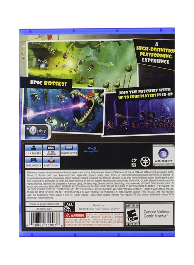 أوبيسوفت لعبة فيديو Rayman Legends - (إصدار عالمي) - مغامرة - playstation_4_ps4 - Image 2
