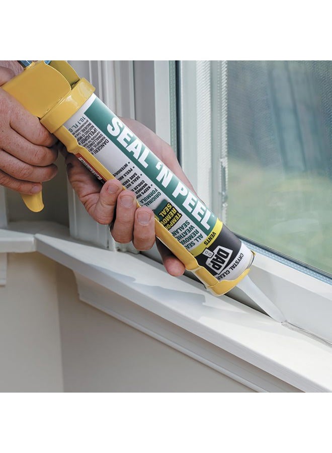 Dap 18354 Seal 'N Peel Removable Caulk, 10.1-Ounce - Image 5