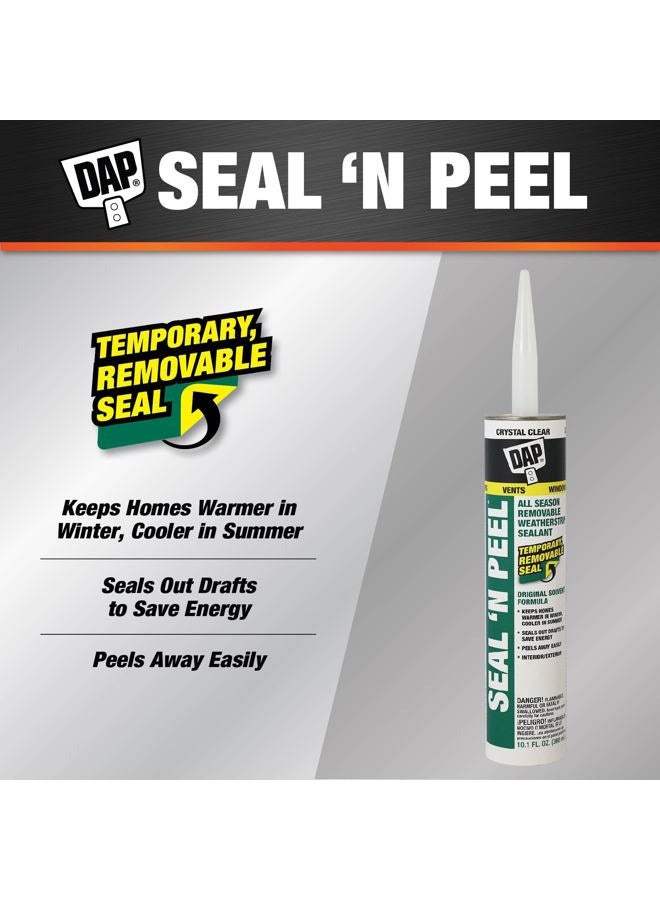 Dap 18354 Seal 'N Peel Removable Caulk, 10.1-Ounce - Image 2