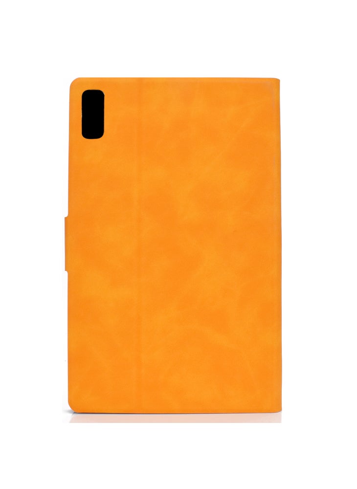 For Lenovo Tab M9 TB-310FU PU Leather Tablet Case A7 Cowhide Texture Protective Cover with Card Holder - Khaki - Image 3