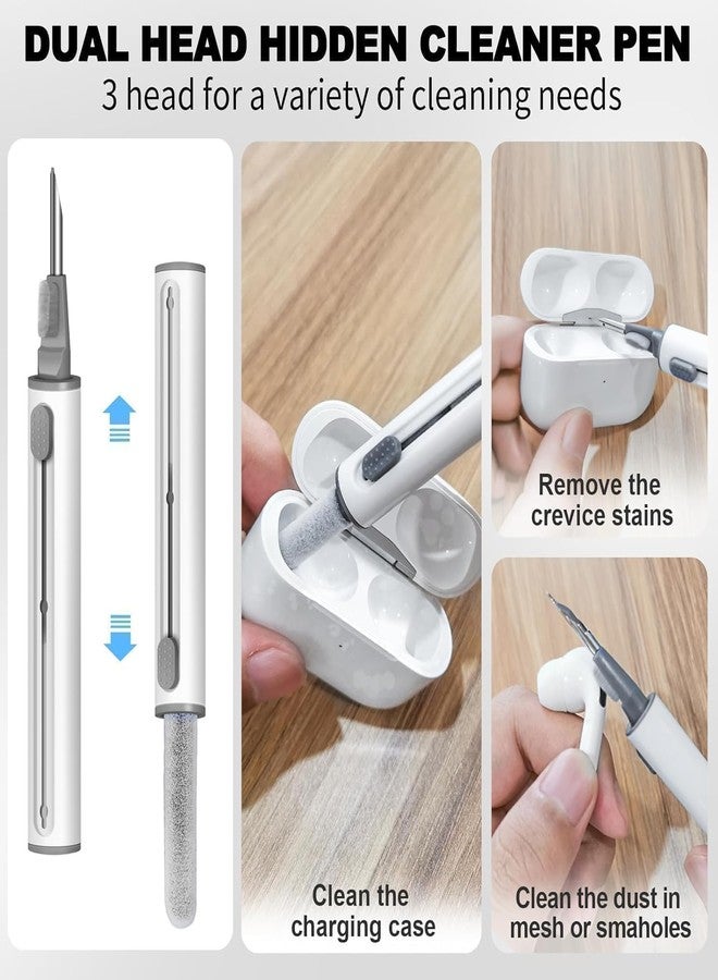 Vsagier 4 Pairs Replacement Ear Tips for AirPods Pro and AirPods Pro 2 with Noise Reduction Hole, Non-Slip Soft Silicone Ear Tips for AirPods Pro, 3 in 1 Cleaner Kit for USB-C Charging Case(XS/S/M/L) - Image 2
