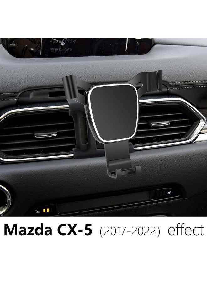 musttrue Car Phone Holder For Mazda Cx 5 2017 2018 2019 2020 2021 2022 2023 2024 Cx5 Auto Accessories Navigation Bracket Interior Decoration Mobile Cell Phone Mount - Image 2
