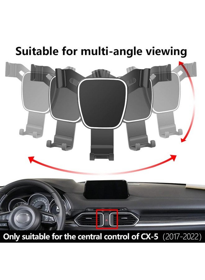 musttrue Car Phone Holder For Mazda Cx 5 2017 2018 2019 2020 2021 2022 2023 2024 Cx5 Auto Accessories Navigation Bracket Interior Decoration Mobile Cell Phone Mount - Image 5