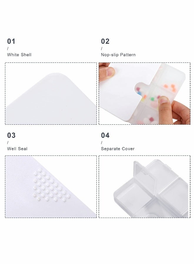 Pill Organizer, 6 Compartments Travel Case Drawer Type Medicine Box, Portable Box for Travel 3 Colors (3pcs) - Image 2