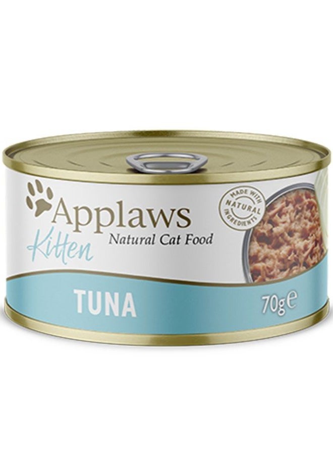 Applaws - Applaws Tuna Wet Kitten Food 70g Tin pack of 24 - Image 1