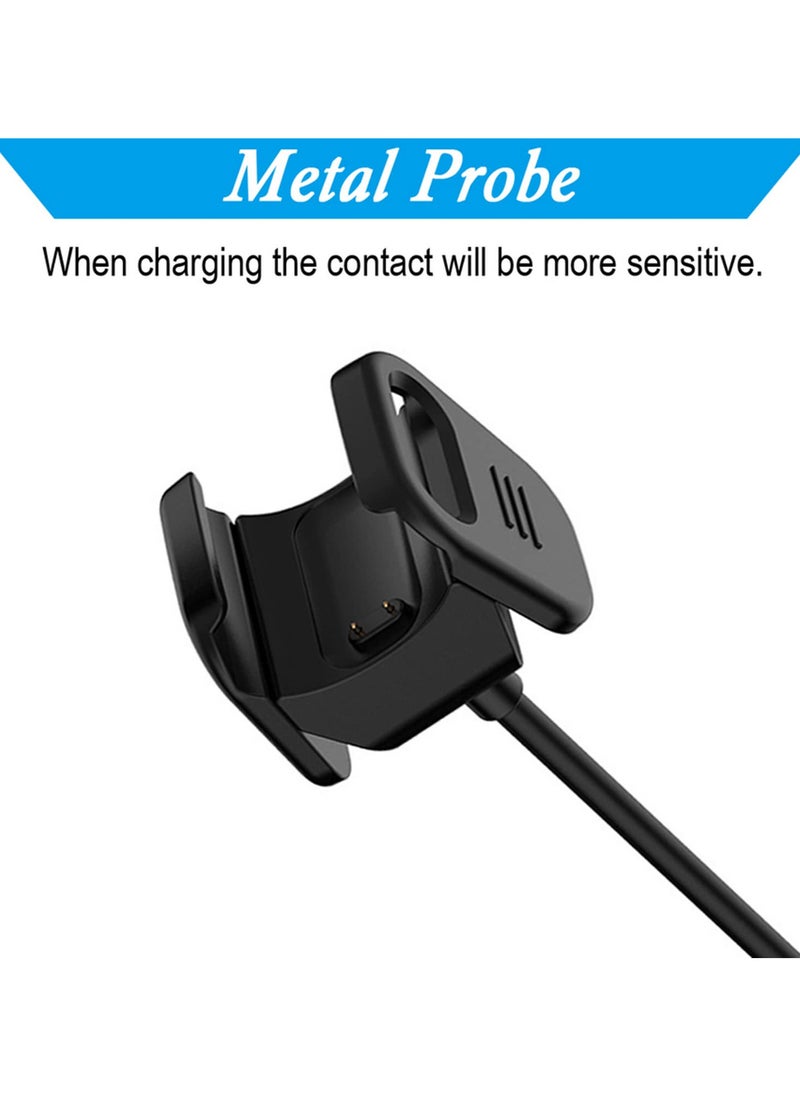 For Fitbit Charge 3 4 USB Charging Cable Clip Portable Adapter Replacement Charger Dock for Charge3 Charge4 Smart Watch Accessories 1M  - Image 3