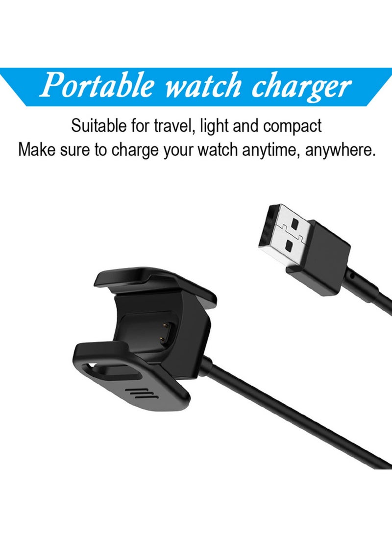 For Fitbit Charge 3 4 USB Charging Cable Clip Portable Adapter Replacement Charger Dock for Charge3 Charge4 Smart Watch Accessories 1M  - Image 5