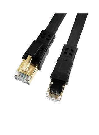 Cat8 Ethernet Cable High Speed ​​40Gbps 2000MHz RJ45 Network Internet Braided Shielded Cable LAN Cable Compatible with Game Switch PC PS5 PS4 Xbox Modem Router WIFI Extender Patch Panel (Black) - pzsku/Z93F351FBC43E8B6D8506Z/45/1744628122/f4168f59-40e7-4ef3-948d-d044f112f1f0