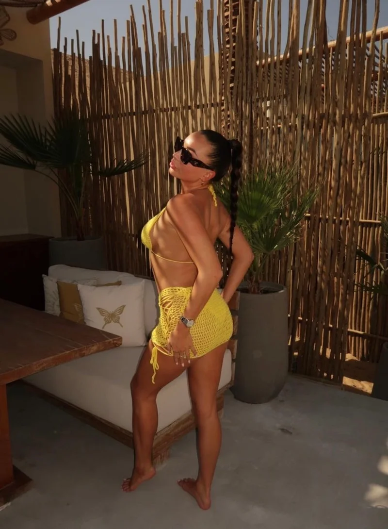 Itty Bitty Kinis MalIbu Crochet Set Yellow