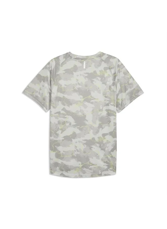 Puma Glacial Gray-Apple Spritz PWRTRAIN Training Tee Men for Men | Best Price UAE