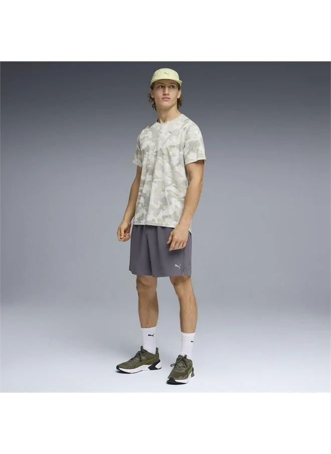 Puma Glacial Gray-Apple Spritz PWRTRAIN Training Tee Men for Men | Best Price UAE