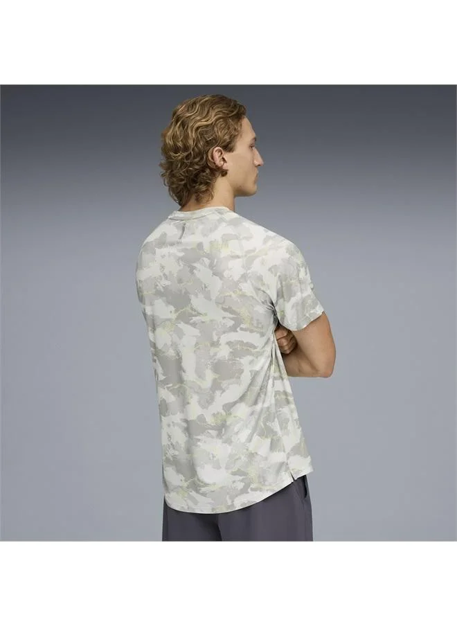 Puma Glacial Gray-Apple Spritz PWRTRAIN Training Tee Men for Men | Best Price UAE