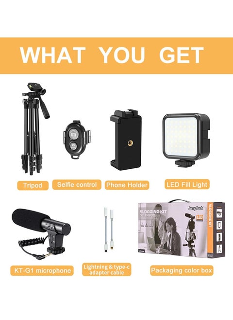 ELTRAZONE Vlogging Starter Kit – Complete Set with HD