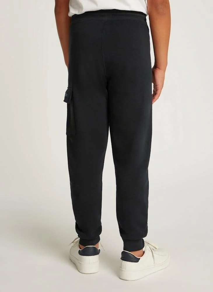 Calvin Klein Jeans Youth Relaxed Tapered Cargo Sweatpants