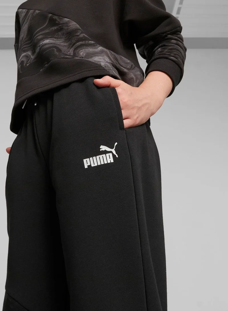 PUMA Kids Power Cat Marbelized Sweatpants