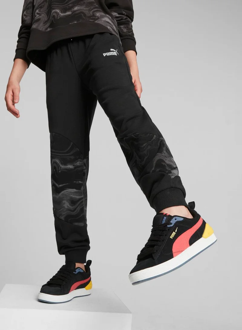 PUMA Kids Power Cat Marbelized Sweatpants