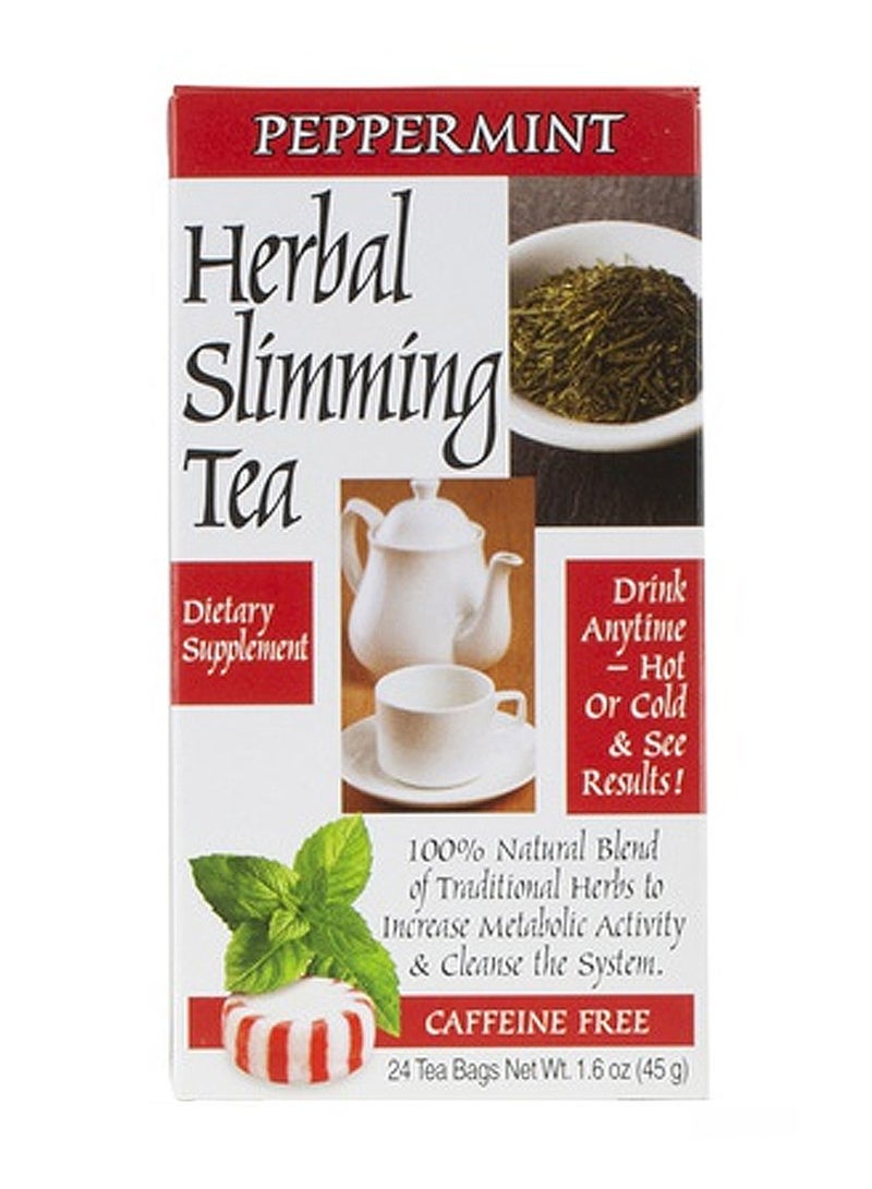 21st Century Herbal Slimming Peppermint Tea 24 Tea Bags - Image 4