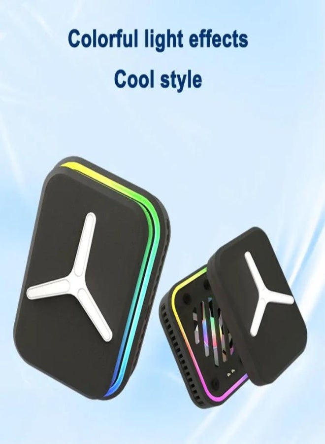 ارواق مبرد الهاتف المغناطيسي اللاسلكي SR03 مع ضوء LED وتبريد أشباه الموصلات (أبيض) - Image 5