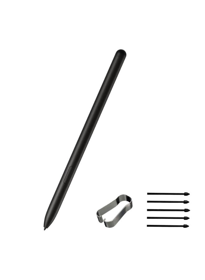 KISSUN Galaxy Tab S11 S Pen Compatible with Samsung Galaxy Tab S11/S11 Ultra Stylus Pen Replacement for Galaxy Tab S11 Ultra/S11 All Versions S Pen with Nibs(Black) - Image 1