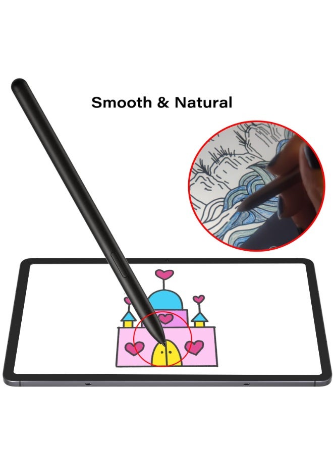 KISSUN Galaxy Tab S11 S Pen Compatible with Samsung Galaxy Tab S11/S11 Ultra Stylus Pen Replacement for Galaxy Tab S11 Ultra/S11 All Versions S Pen with Nibs(Black) - Image 4