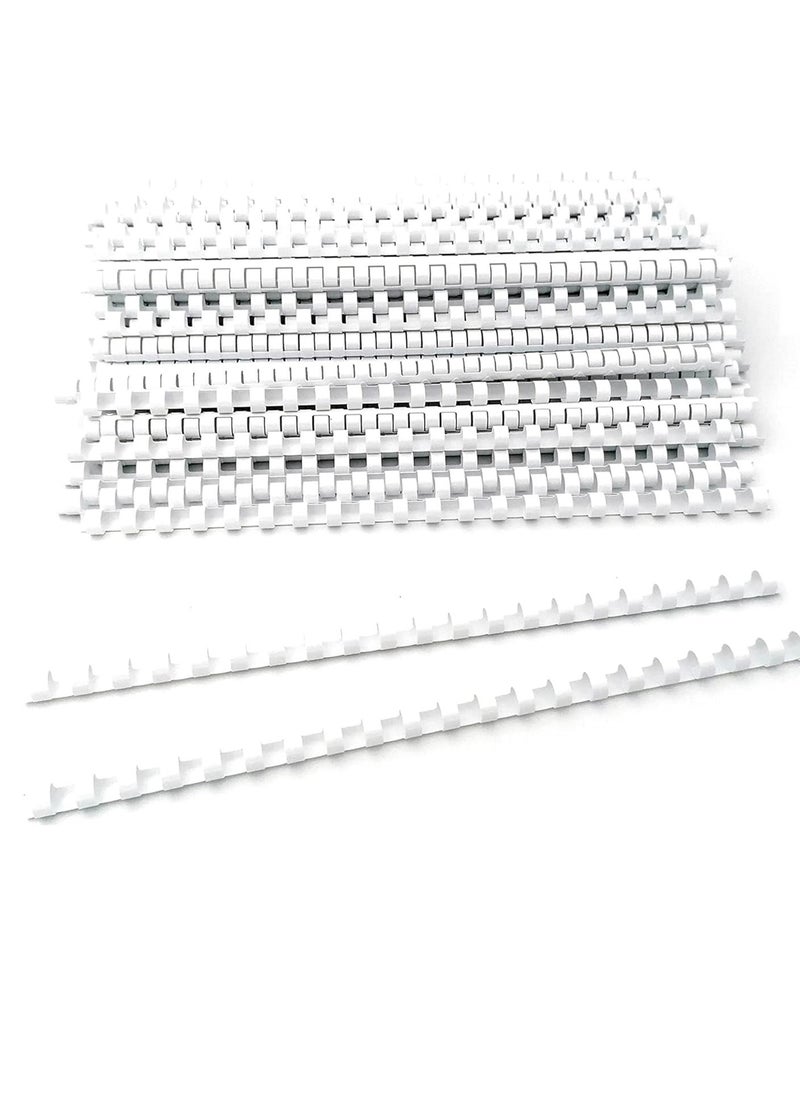 ATLAS 100-Piece Plastic Binding Combs 12mm Width White  - Image 2