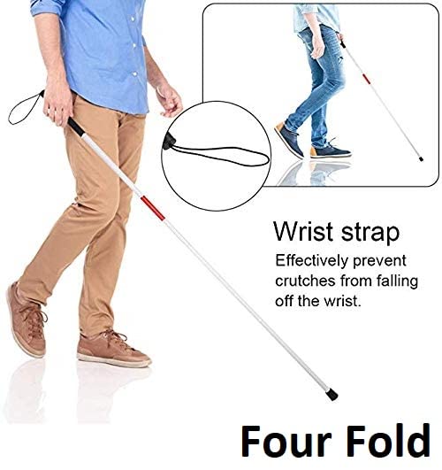 iwalk; Changing Lives iWalk Foldable Walking Stick for Blind - Three Sizes (Four Folds) - Image 2