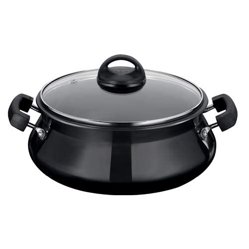 Premier Hard Anodised Aluminium Trendy Black Handi Mini (Code-109020), Compact, Durable and Stylish Cookware for Efficient Cooking. Ideal for Small Families and Singles - Image 1