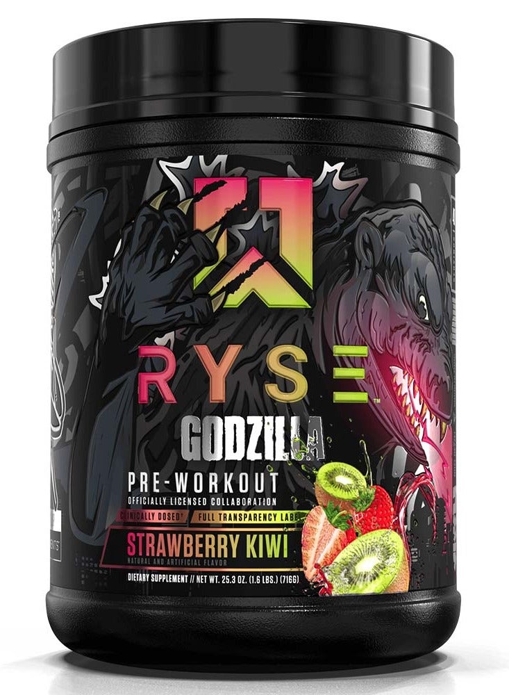 Pre Workout Godzilla Strawberry Kiwi, 40 servings 716 g