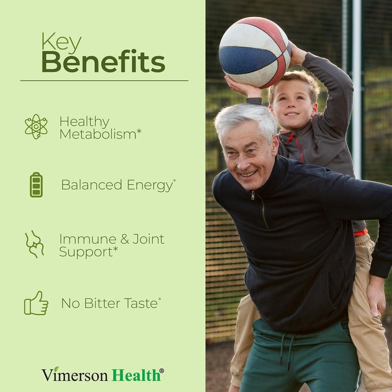 Vimerson Health Turmeric Supplement  Green Tea Extract Capsules Green Tea Supplement with Organic Turmeric Curcumin with Black Pepper  Vitamin C for Joint Health Antioxidant Support  Healthy Metabolism 60 Caps - Image 2